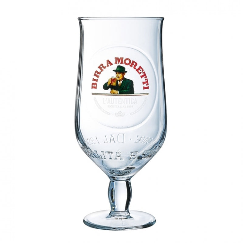 Birra Morretti Half Pint Glass (Tulip Style) 0.2L