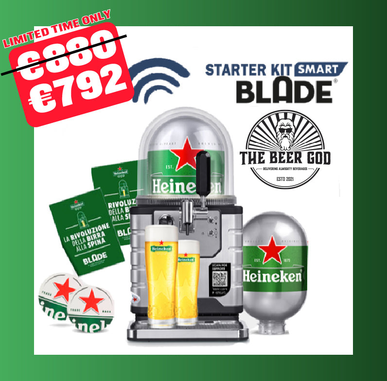Smart BLADE Machine with starter kit & 1 keg of Heineken